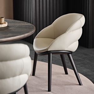 Camilla Chair Wood Legs