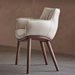Rhonda Chair Wood Legs