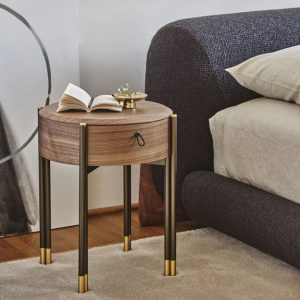 Bayus Round Bedside Table