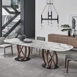 Infinity Marble Table