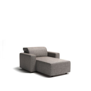 Alexandra Cosmopol chaise longue with two arms