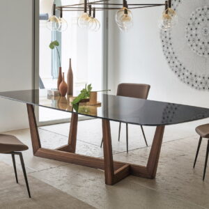 BONALDO ART WOOD DINING TABLE