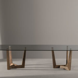 BONALDO ART WOOD DINING TABLE (LARGE)