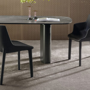 BONALDO ARTIKA DINING CHAIR WITH COVERED LEGS