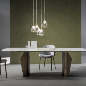 BONALDO FLAME DINING TABLE IN CERAMIC