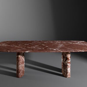 BONALDO GEOMETRIC DINING TABLE IN MARBLE