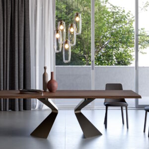 BONALDO PRORA DINING TABLE IN WOOD