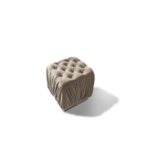 Sunrise ottoman for vanity desk