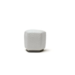 Moonlight ottoman for vanity desk