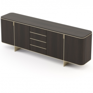 Laskasas Dean Sideboard with Wooden Top
